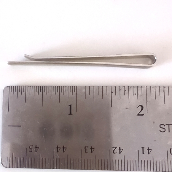 J Crew Tie Clip Sterling Silver - Picture 5 of 6